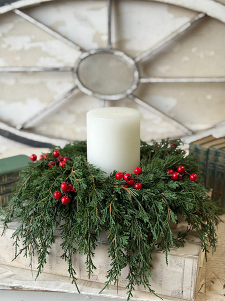 Emerald Celebration Candle Ring | 14” | NOT CURRENTLY IN STOCK-New For Holiday 2026!
