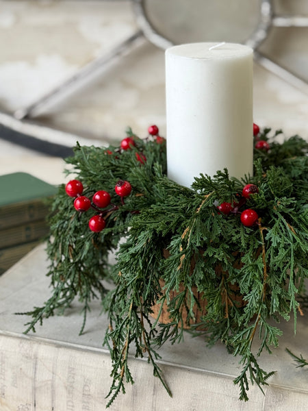 Emerald Celebration Candle Ring | 12” | NOT CURRENTLY IN STOCK-New For Holiday 2026!