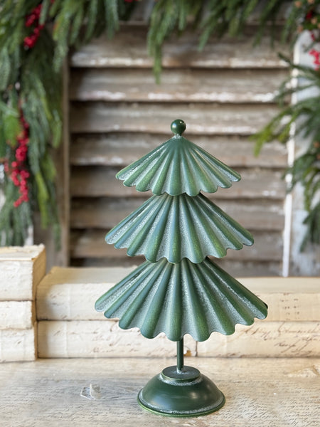 Pintucked Pine Tree | 13.25" | NOT CURRENTLY IN STOCK-New For Holiday 2026!