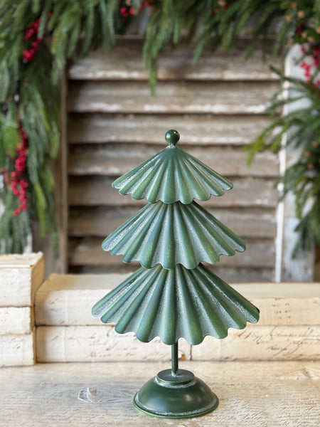 Pintucked Pine Tree | 13.25" | NOT CURRENTLY IN STOCK-New For Holiday 2026!