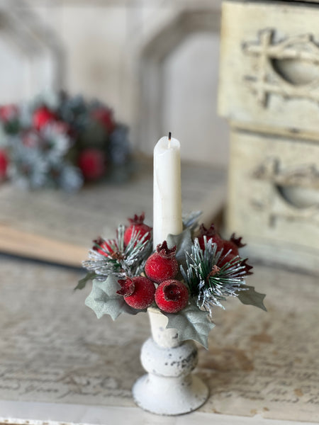 Winter Sugar Plum Candle Ring | 1" | SOLD OUT