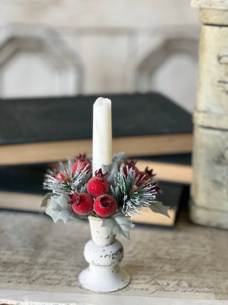 Winter Sugar Plum Candle Ring | 1" | SOLD OUT