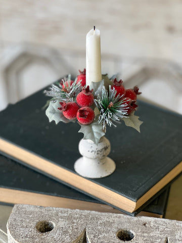 Winter Sugar Plum Candle Ring | 1" | SOLD OUT