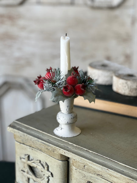 Winter Sugar Plum Candle Ring | 1" | SOLD OUT