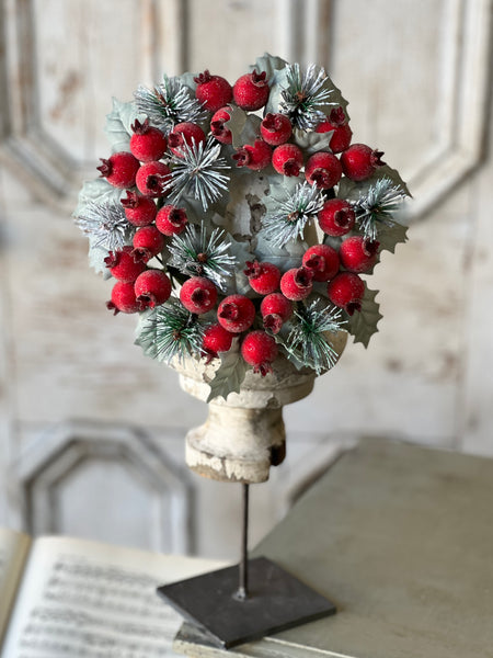 Winter Sugar Plum Candle Ring | 8" | SOLD OUT