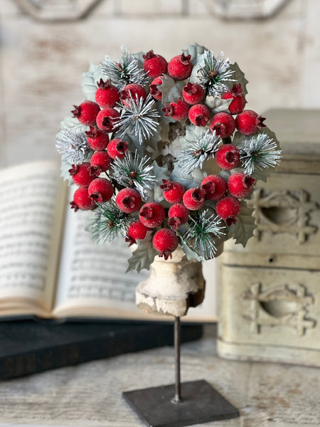 Winter Sugar Plum Candle Ring | 8" | SOLD OUT