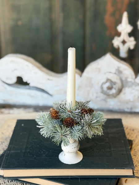 Pine Cone Pizazz Candle Ring | 1"