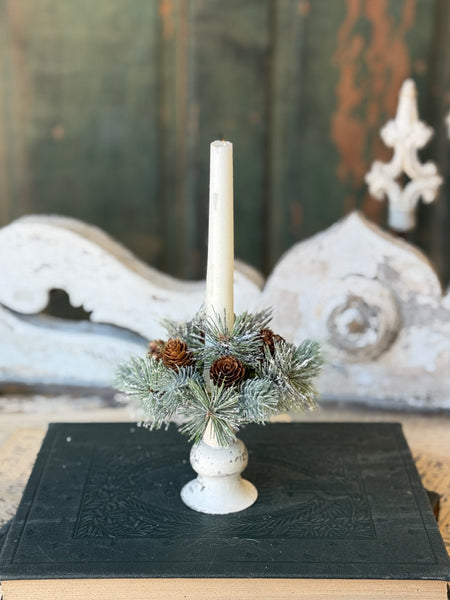 Pine Cone Pizazz Candle Ring | 1"