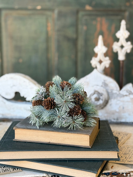 Pine Cone Pizazz Half Sphere | 7"