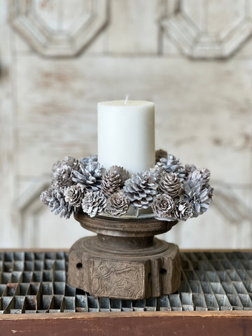Frosted Cluster Candle Ring | 8.5" | SOLD OUT