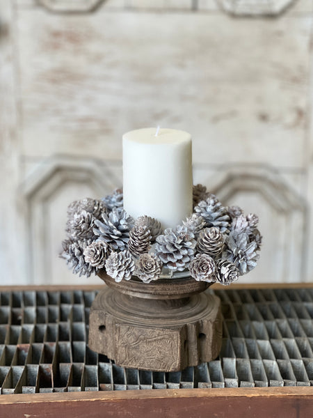 Frosted Cluster Candle Ring | 8.5" | SOLD OUT