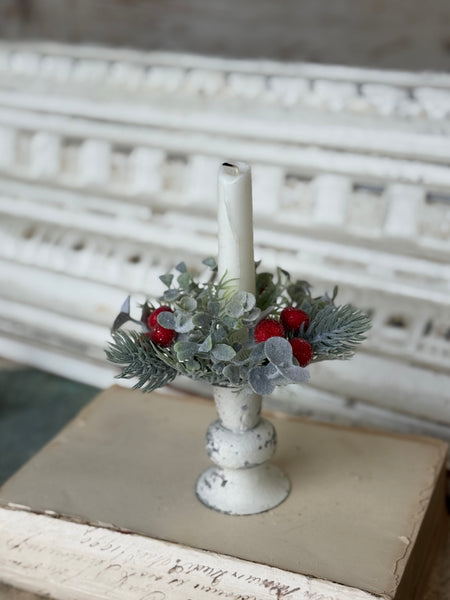 Sprightly Spruce Candle Ring | 4" | NOT CURRENTLY IN STOCK-New For Holiday 2026!