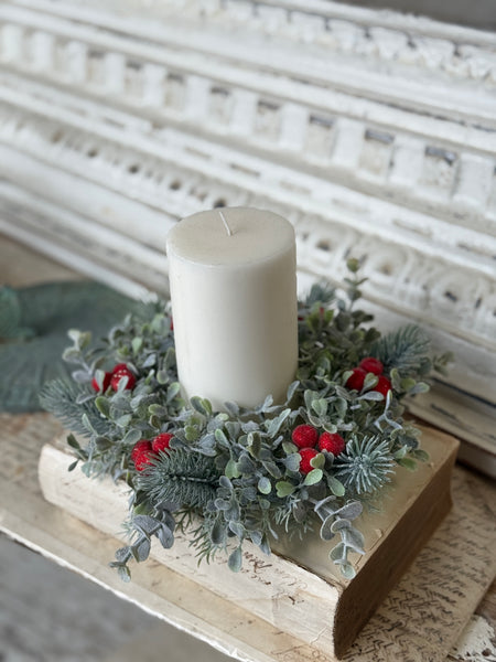 Sprightly Spruce Candle Ring | 8" | NOT CURRENTLY IN STOCK-New For Holiday 2026!