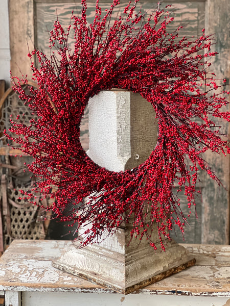 Redding Roulette Wreath | 26" | CLEAN UP SPECIAL!  From $19.95 - Last 15pcs!