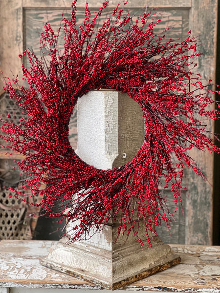 Redding Roulette Wreath | 26" | CLEAN UP SPECIAL!  From $19.95 - Last 15pcs!
