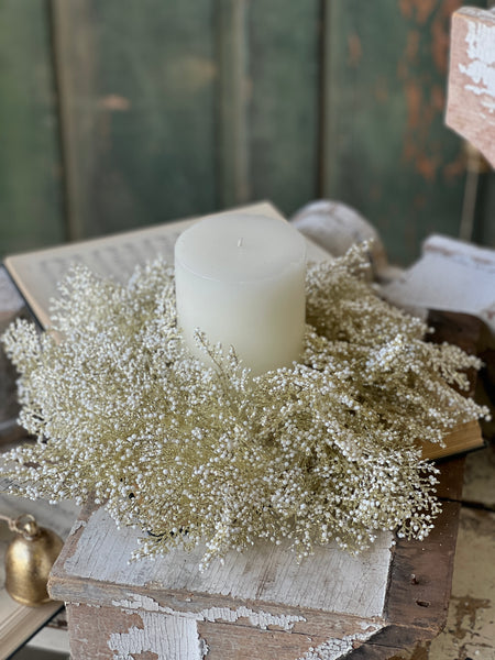 Bedazzle Berry Cypress Candle Ring | 16" | SOLD OUT