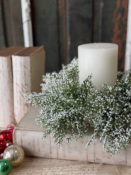 Sparkling Snowberry Wreath | 16" | NOT CURRENTLY IN STOCK-New For Holiday 2026!