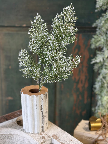 Sparkling Snowberry Pick | 19" | NOT CURRENTLY IN STOCK-New For Holiday 2026!