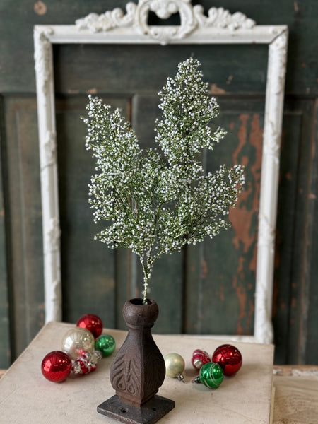 Sparkling Snowberry Pick | 19" | NOT CURRENTLY IN STOCK-New For Holiday 2026!