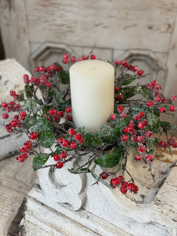 Snow Blaze Berry Wreath | 16" | NOT CURRENTLY IN STOCK-New For Holiday 2026!