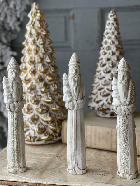 Shining Slender Santa | 13" | Holly | SOLD OUT