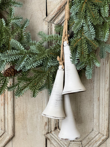 Belfry Bells Drop | 20.5" | White Wash | SOLD OUT