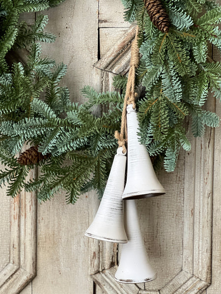 Belfry Bells Drop | 20.5" | White Wash | SOLD OUT