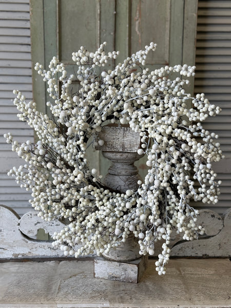 Rosary Berry Wreath | 26" | NOT CURRENTLY IN STOCK-New For Spring 2027!