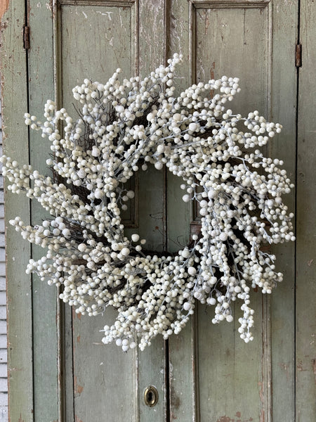 Rosary Berry Wreath | 26" | NOT CURRENTLY IN STOCK-New For Spring 2027!