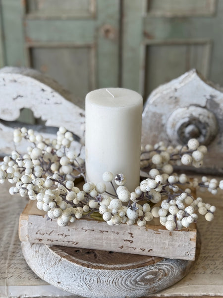 Rosary Berry Candle Ring | 12" | NOT CURRENTLY IN STOCK-New For Spring 2027!