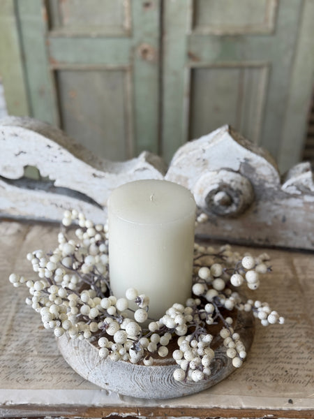 Rosary Berry Candle Ring | 12" | NOT CURRENTLY IN STOCK-New For Spring 2027!