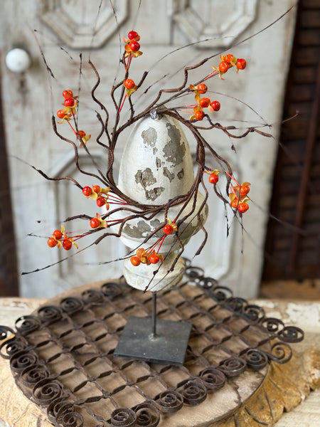 Wild Vine Bittersweet Candle Ring | 12” | NOT CURRENTLY IN STOCK-New For Holiday 2026!