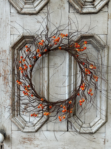 Wild Vine Bittersweet Wreath | 22" | NOT CURRENTLY IN STOCK-New For Holiday 2026!