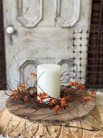 Wild Vine Bittersweet Candle Ring | 16” | NOT CURRENTLY IN STOCK-New For Holiday 2026!