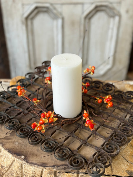 Wild Vine Bittersweet Candle Ring | 12” | NOT CURRENTLY IN STOCK-New For Holiday 2026!