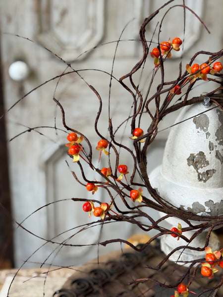 Wild Vine Bittersweet Candle Ring | 12” | NOT CURRENTLY IN STOCK-New For Holiday 2026!