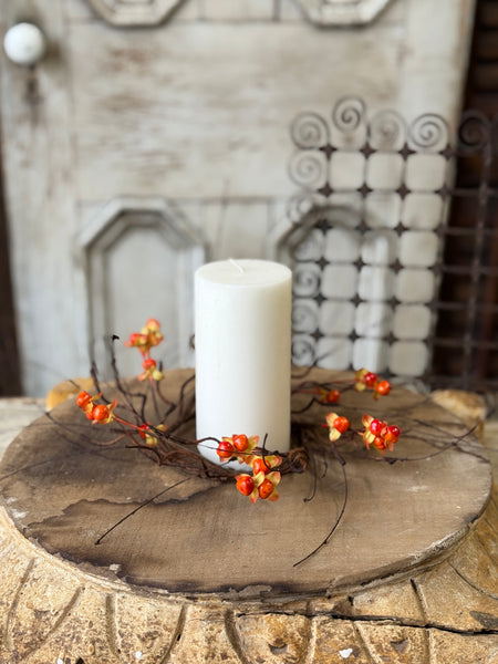 Wild Vine Bittersweet Candle Ring | 12” | NOT CURRENTLY IN STOCK-New For Holiday 2026!