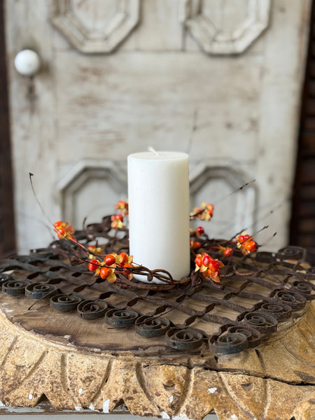 Wild Vine Bittersweet Candle Ring | 12” | NOT CURRENTLY IN STOCK-New For Holiday 2026!