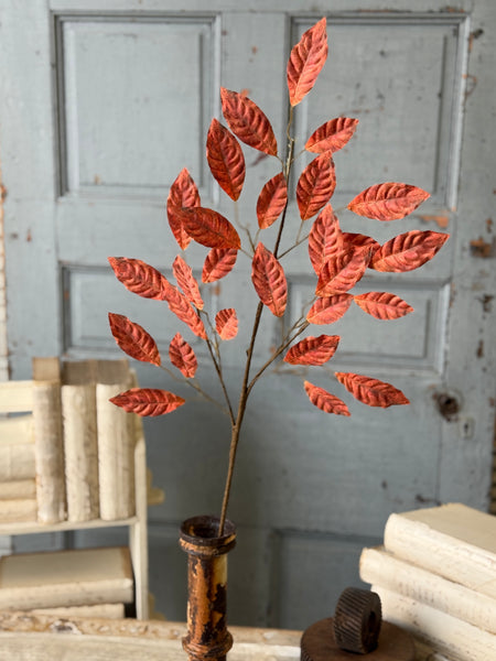 Foraged & Found Leaves | 33" | Rust | NOT CURRENTLY IN STOCK-New For Holiday 2026!