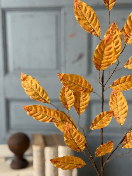 Foraged & Found Leaves | 33" | Yellow | NOT CURRENTLY IN STOCK-New For Holiday 2026!