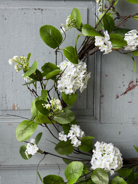 Chateau Blooms Wreath | 24" | NOT CURRENTLY IN STOCK-New For Spring 2027!