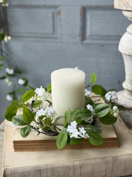 Chateau Blooms Candle Ring | 12" | NOT CURRENTLY IN STOCK-New For Spring 2027!