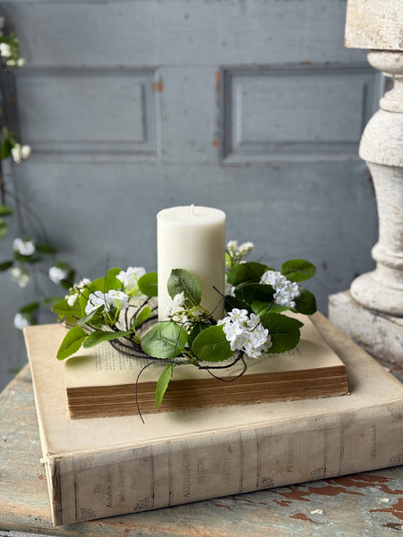 Chateau Blooms Candle Ring | 9" | NOT CURRENTLY IN STOCK-New For Spring 2027!