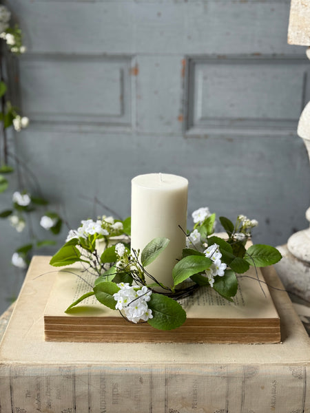 Chateau Blooms Candle Ring | 9" | NOT CURRENTLY IN STOCK-New For Spring 2027!