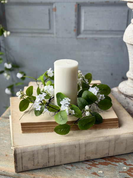 Chateau Blooms Candle Ring | 9" | NOT CURRENTLY IN STOCK-New For Spring 2027!