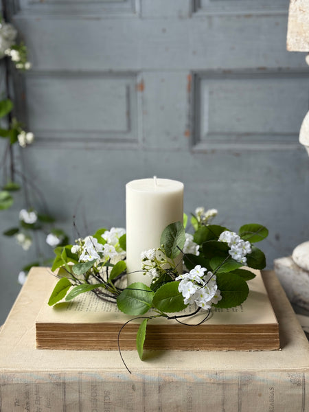 Chateau Blooms Candle Ring | 9" | NOT CURRENTLY IN STOCK-New For Spring 2027!