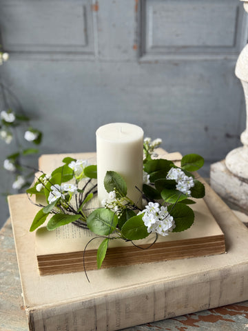 Chateau Blooms Candle Ring | 9" | NOT CURRENTLY IN STOCK-New For Spring 2027!