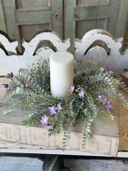Bellflower Candle Ring | 12" | NOT CURRENTLY IN STOCK-New For Spring 2027!