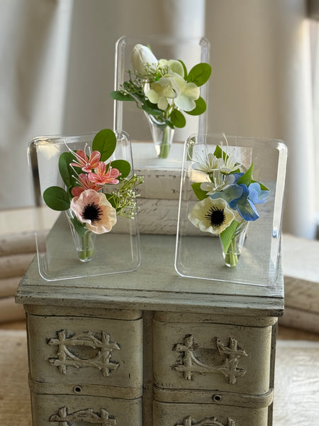 Floating Flora Frame | 7" | Blue | NOT CURRENTLY IN STOCK-New For Spring 2027!