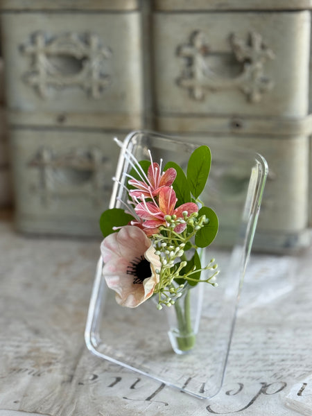 Floating Flora Frame | 7" | Coral | NOT CURRENTLY IN STOCK-New For Spring 2027!